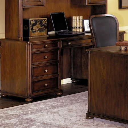 Kneehole Credenza with Computer Features